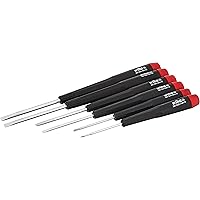 Wiha 26090 Precision Slotted Screwdriver with Precision Handle, 6 Piece Set, multi, one size