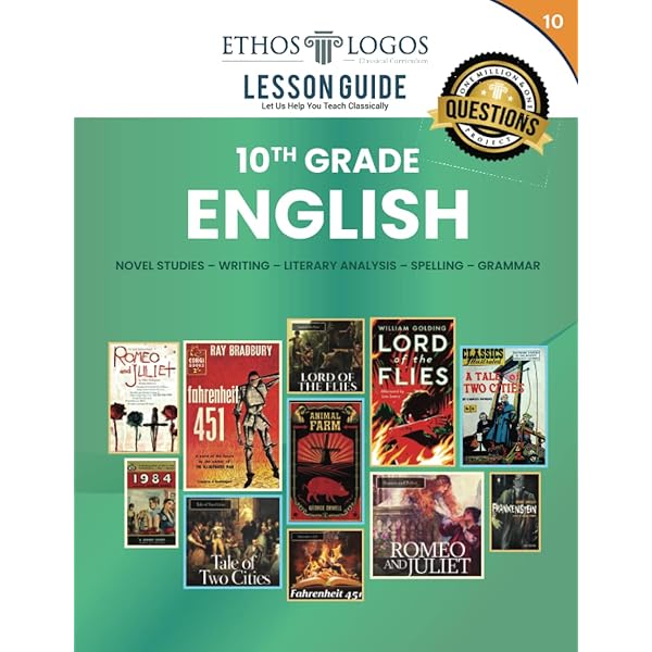10th Grade - English Workbook: Ethos Logos English Series (English