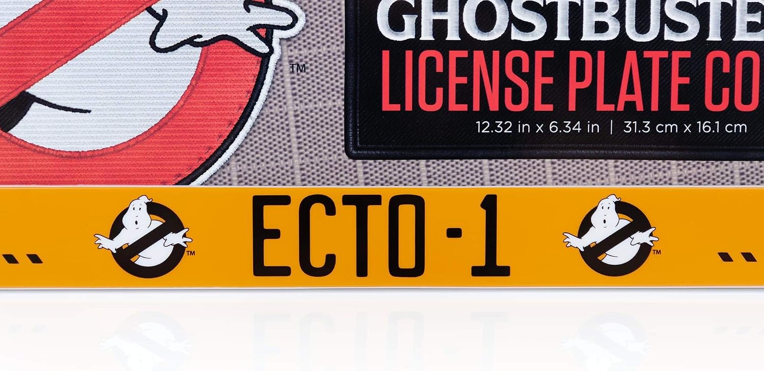 Ghostbusters ECTO-1 License Plate Frame For Cars Collectible, yellow - Image 3