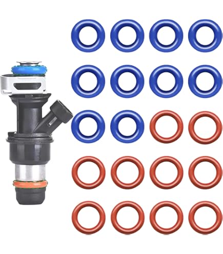 thumbnail image 2 of Motoforti Fuel Injector Seal O Ring - Car O-Ring Rebuild Repair Kit - For Mercedes-Benz 3.5L 2005-2013 NBR Rubber Black - 6 Sets Long-lasting, Seal Kits - Canada 2 of 11