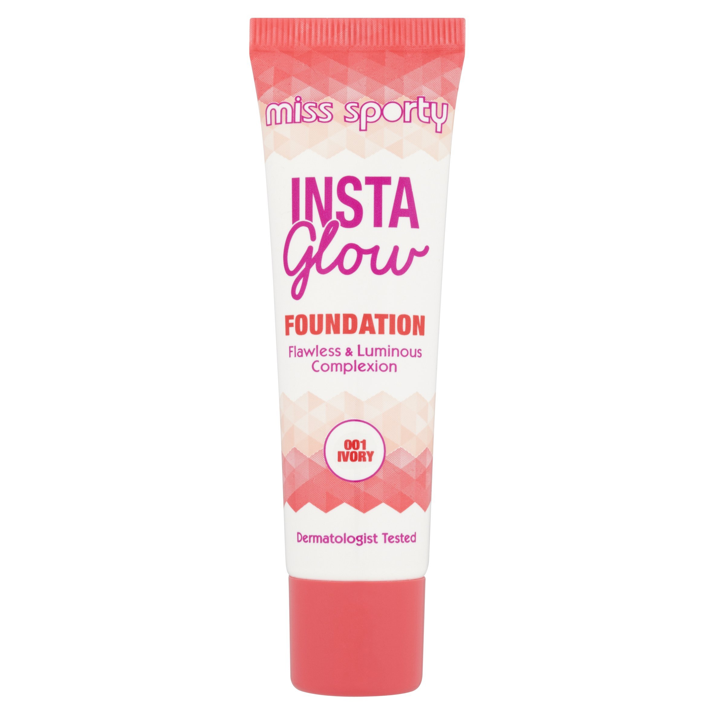 Miss Sporty Insta Glow Foundation, 30 ml, Ivory