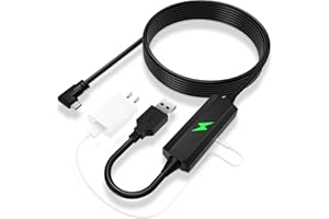 EWUONU Link Cable 16 FT for Meta/Oculus Quest 3/Quest2/Quest Pro/Pico4 and PC/Steam VR, USB3.0 Link Cable with 5Gbps Super Speed, with Separate Charging Port,Link Cable for VR Headset and Gaming PC