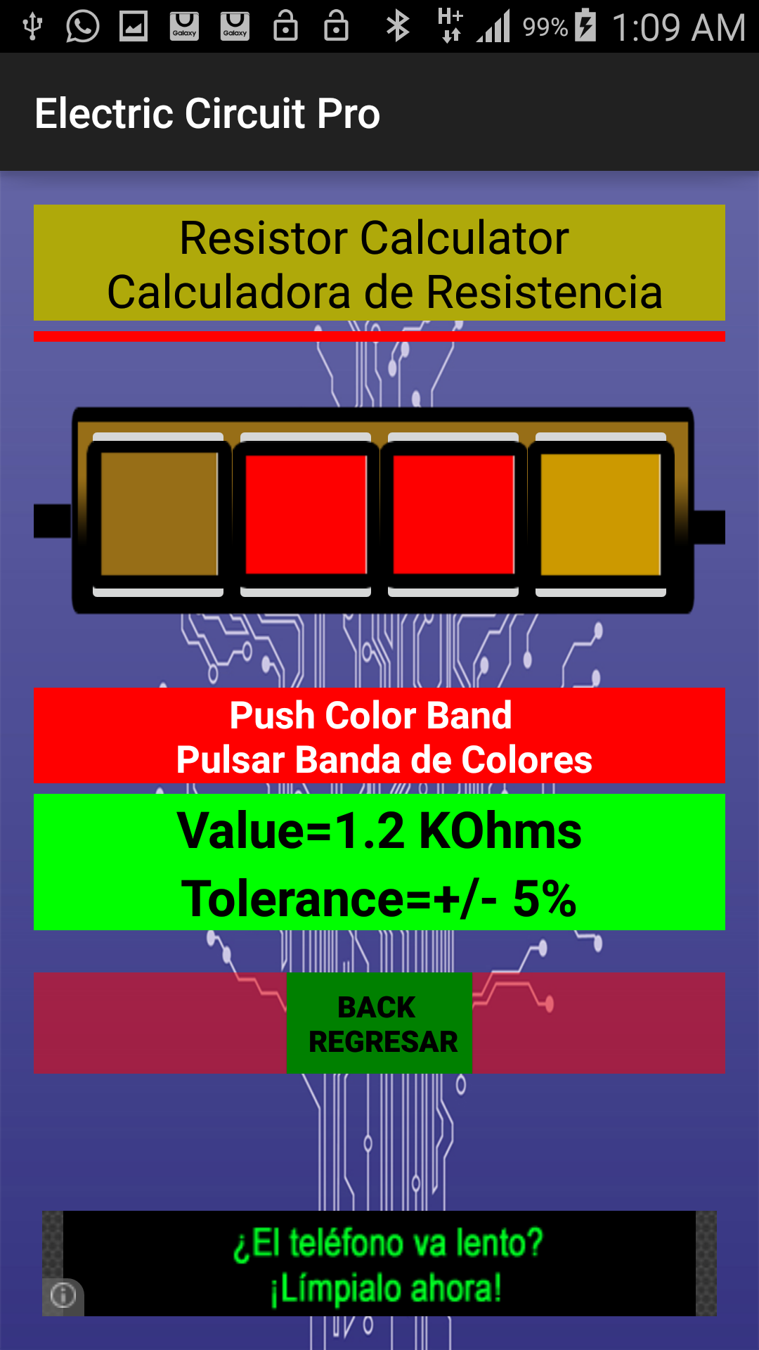 Electric Circuit for Android