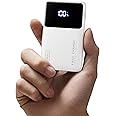 INIU Portable Charger, 10000mAh Slim Power Bank, 22.5W Fast Charging Small Battery Pack, Flight Cruise Ship Ship Family Trip Accessories Phone Charger for College Students Travelers Boys Girls, White