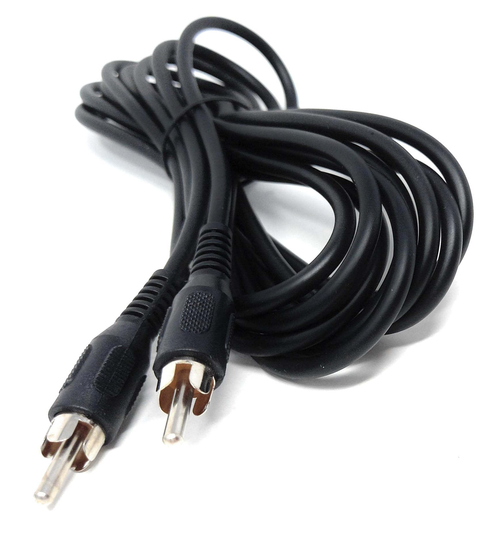 DRUT 3m Single RCA to RCA Phono Plug to Plug Audio Cable, Speaker Male to Male Lead 10ft