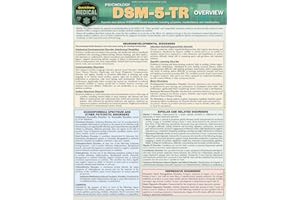 Dsm-5-Tr Overview: A Quickstudy Laminated Reference Guide
