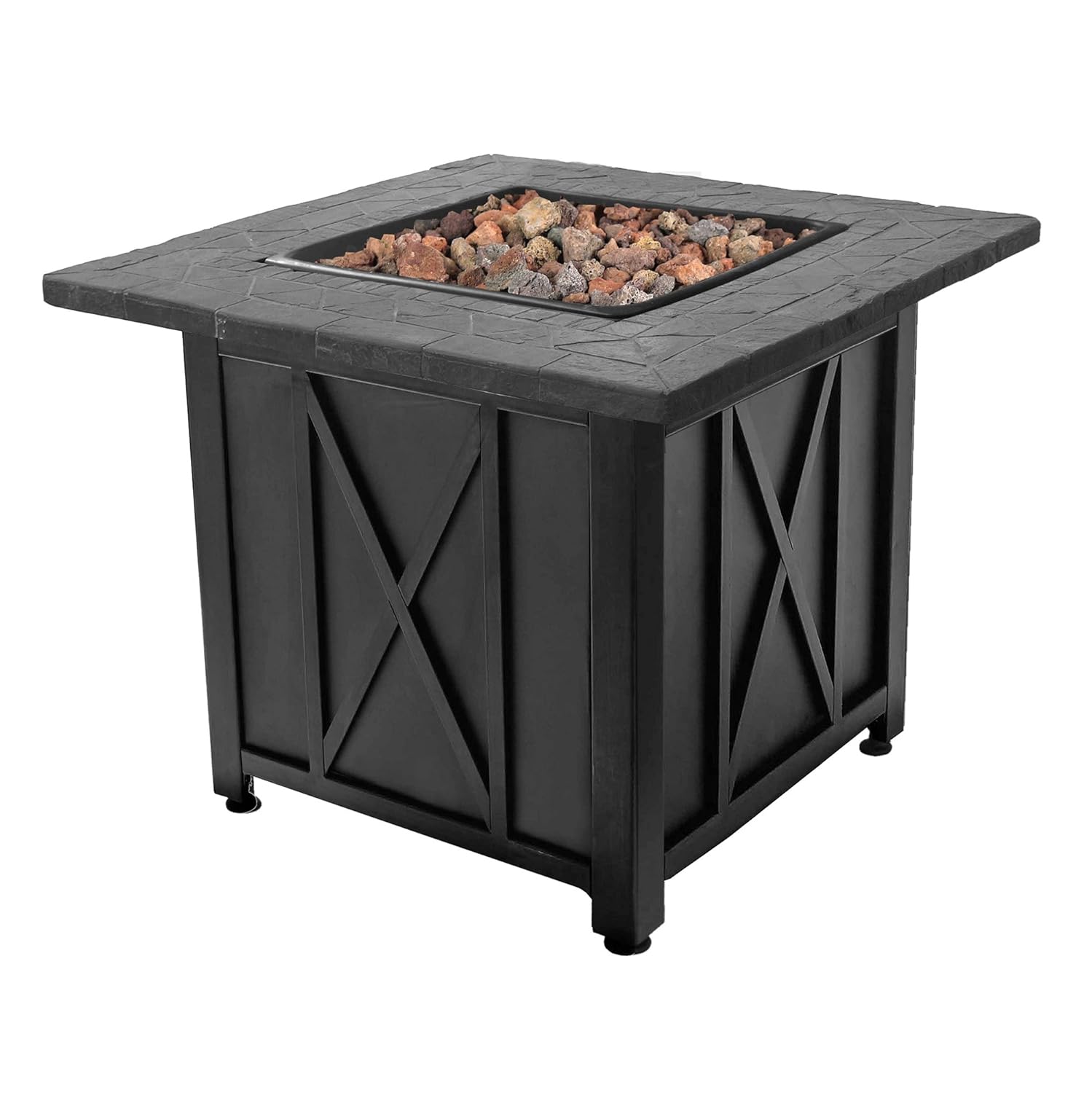 Endless Summer Blue Rhino Outdoor Propane White Lava Rock