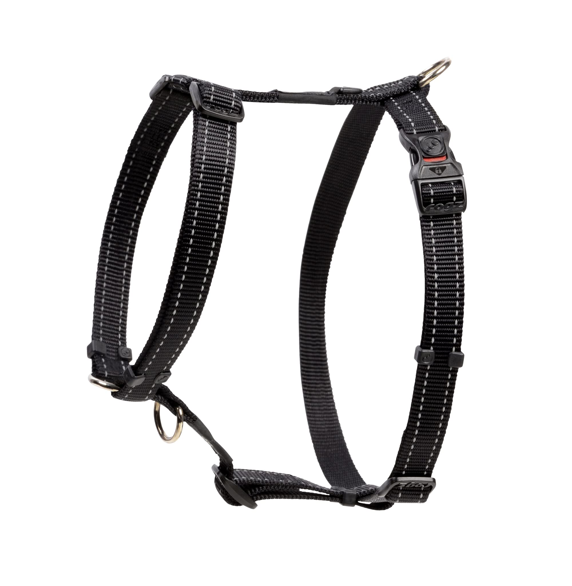 Rogz Lumberjack Harness Reflective, Black โ image 1