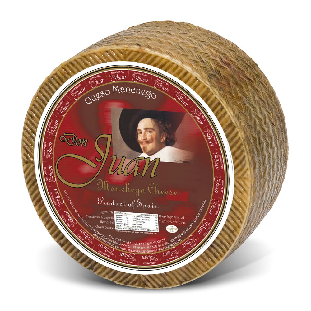 Manchego Cheese Aged 3 Months Approx. 7LbWheel