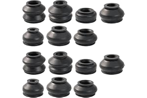AUTOXBERT 7 Sizes x2 Tie Rod Boots Replacement Automotive Ball Joint Head boots Ends Dust Protection Cover Control Track Arm Rubber Car Suspension Steering Parts Accessories for Vehicles (Model-3)
