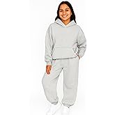 SPXTREME Women 2 Piece Oversized Tracksuit Set Fall Fashion Clothes Lounge Outfits Hoodie Airport Travel Pants Sweatsuit