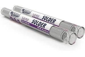 MG Chemicals 4880-18G-2 63/37 Rosin Core, Leaded Solder Wire, 0.81mm/0.032-Inch Dia. (2-Pack), 2 Pocket Packs