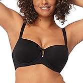 HSIA Women Bras Push Up Full Coverage Comfortable Padded Underwire Bra for Womens Heavy Breast