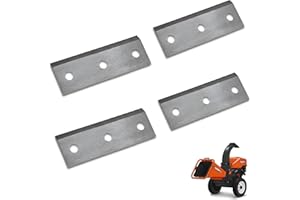 TELSOLARE 4Pcs Wood Chipper Shredder Blades Compatible with Superhandy LCE12, Greatcircleusa GUO054 GUO033 GUO035 Mini Steel Wood Chipper, EFCUT C30, C30 Mini, C30 Lite&3-in-1 Wood Chippers Shredders,Landworks