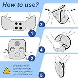 ZHEGAO Bean Bag Toss Game Kit Cornhole Sandbag Dart Tic Tac Toe Kids 5+ view 4