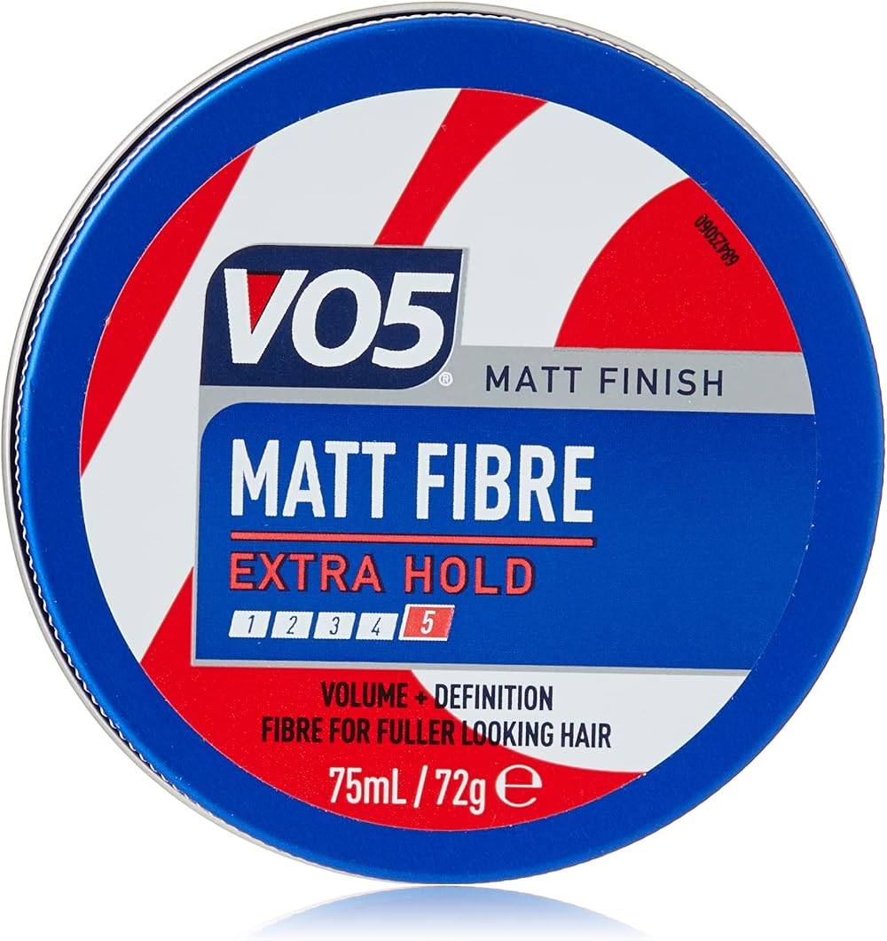 Alberto VO5 Matt Fibre Styling Paste 75ml Textured Matt Finish Sculpt Choppy