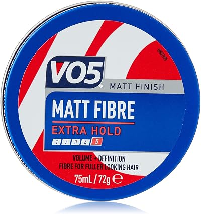 Alberto VO5 Matt Fibre Styling Paste 75ml Textured Matt Finish Sculpt Choppy