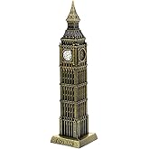 Big Ben Statue：Decorative Metal Big Ben Building Model Figurine Table Decor Home Decoration Architecture Model for Kids and Adults