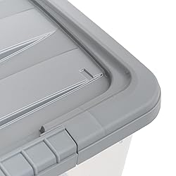 Amazon Basics Plastic Storage Containers with