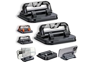 Car Phone Holder 360 Degree Rotation, 2026 Upgrate Non-Slip Dashboard Navigation Phone Holder with Parking Phones Number Disp