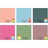 6 Set Dumpster Fire Sticky Notes 2.95 x 2.95 Inch It's Fine I'm Fine Everything is Fine Notes Funny Office Gifts for Coworker Boss Teacher Women Men Adult 300 Sheet