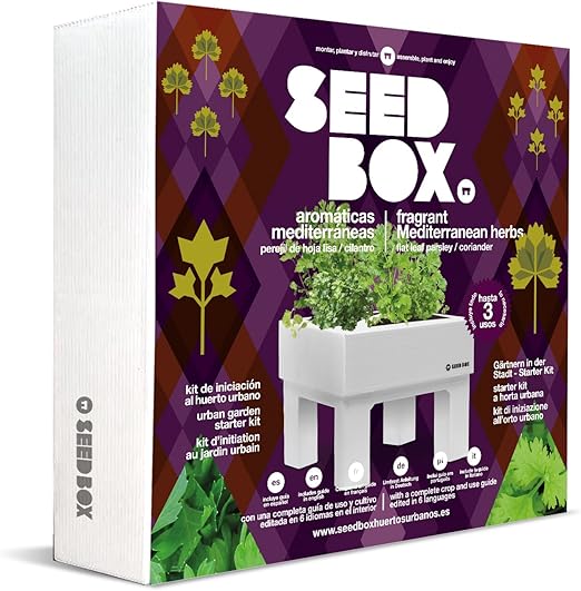 SeedBox Seed Box SBCOAM - Aromáticas mediterráneas: Amazon.es: Jardín