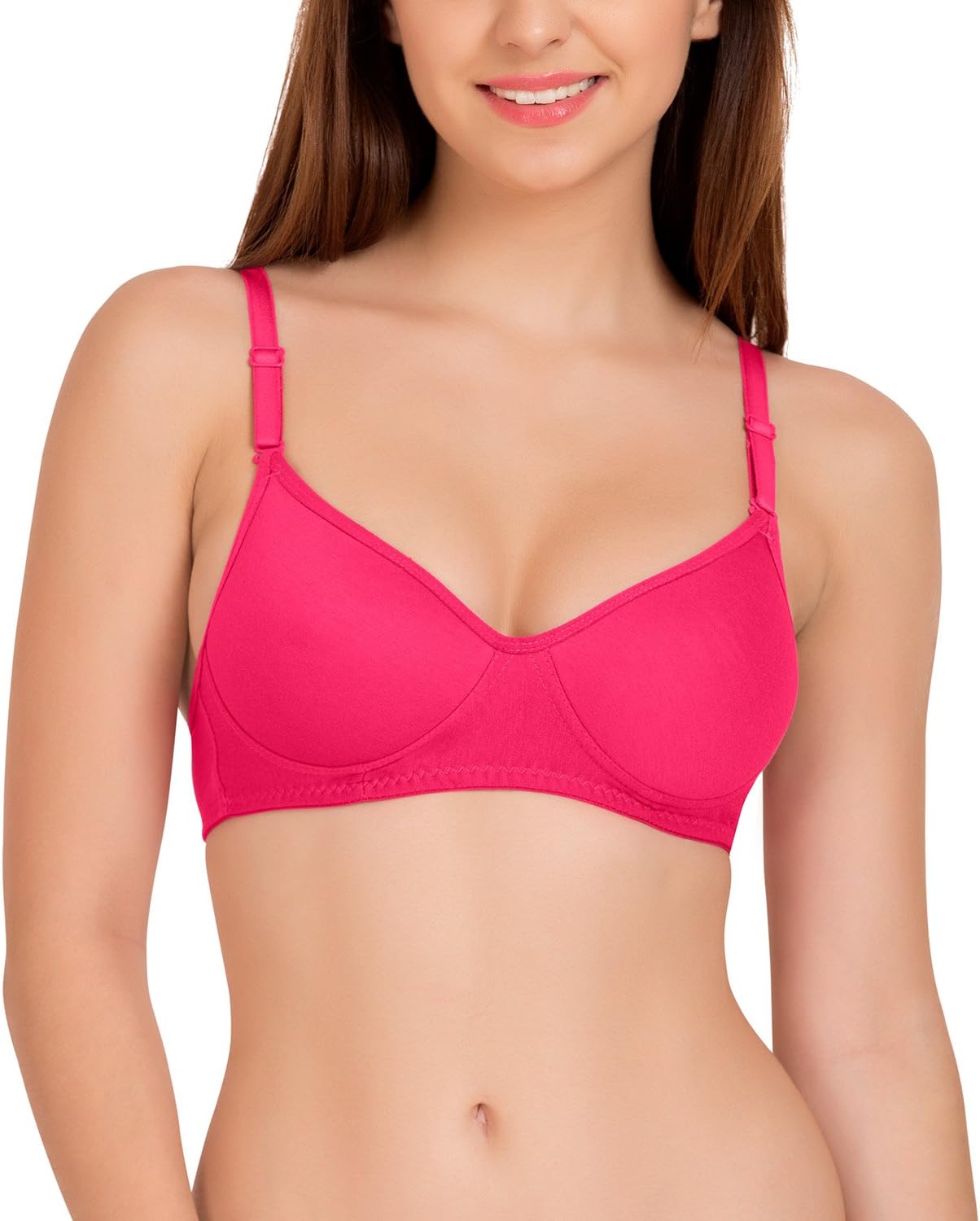 Tweens Pink Fuschia Full Coverage Padded T-Shirt Bra