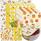 Reusable Beeswax Wrap - 9 Pack Beeswax Wraps for