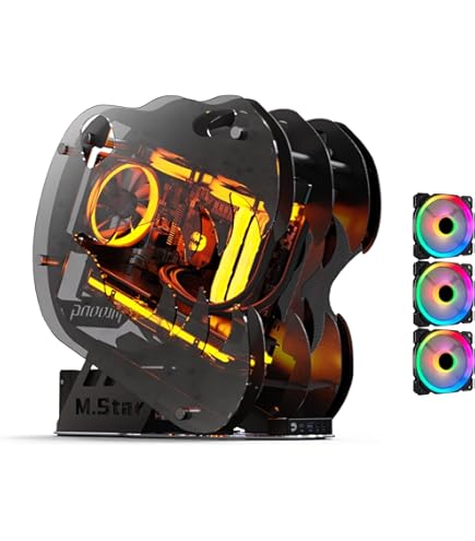 Amazon.com: AZZA CSAZ-440 Eclipse ATX Mid Tower Gaming Case