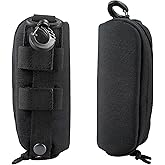 Tactical Molle Glasses Pouch - Shockproof Protective Box for Sunglasses/Eyewear with Belt Clip - Portable Tactical Eyeglasses Carrying Case