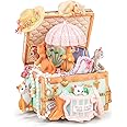 Mr.Winder Cat Music Box Gift for Girlfriend Wife Daughter Grandma Granddaughter Sister Friends, Cute Kitty Musical Box Anniversary Birthday Gifts Kitten Lover Mother Day Present