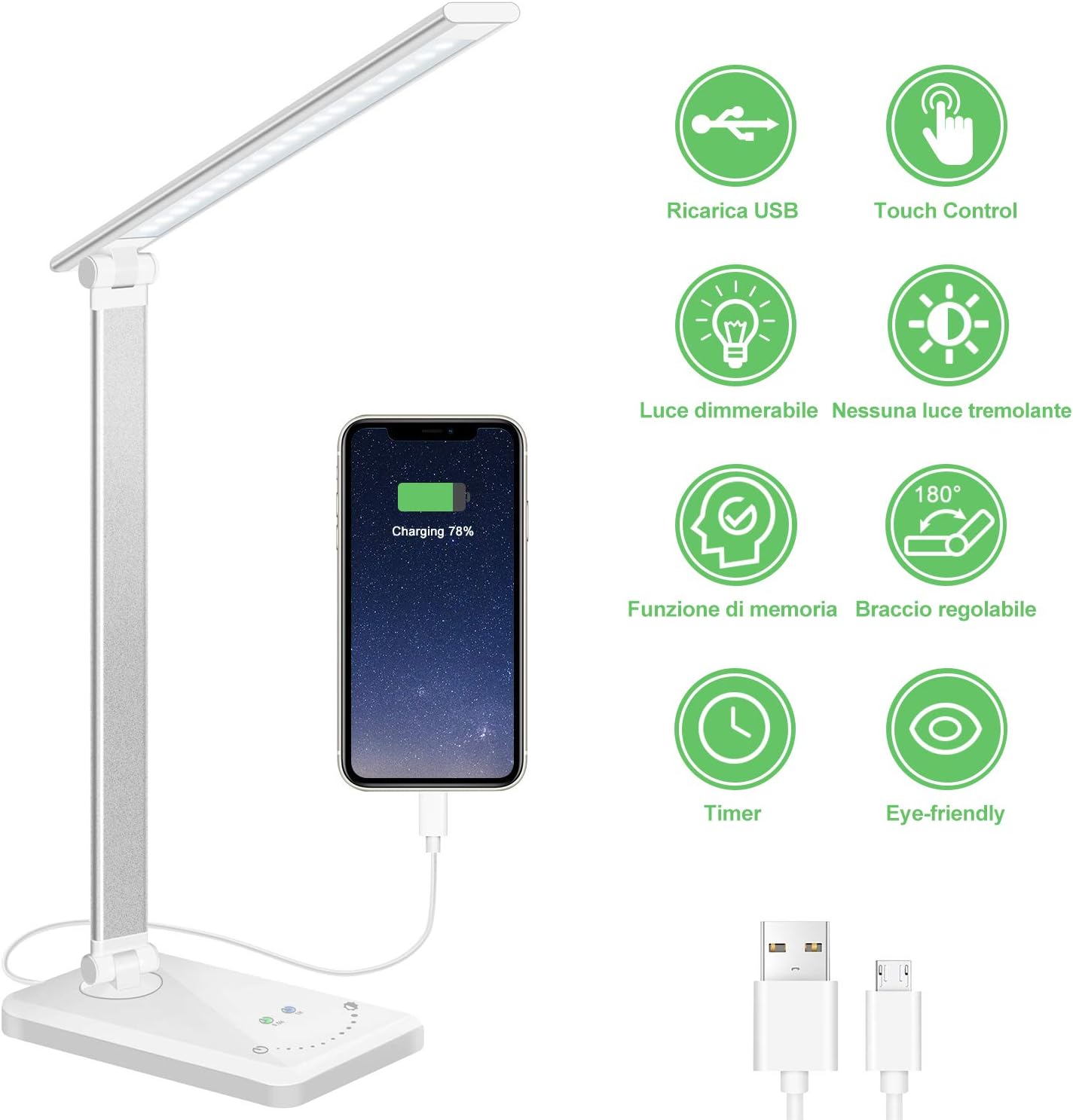 luce tattile per auto