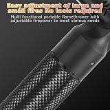 CTDMJ Kitchen Blow Torch Butane Lighter Big Jet Flame Refillable Portable view 7