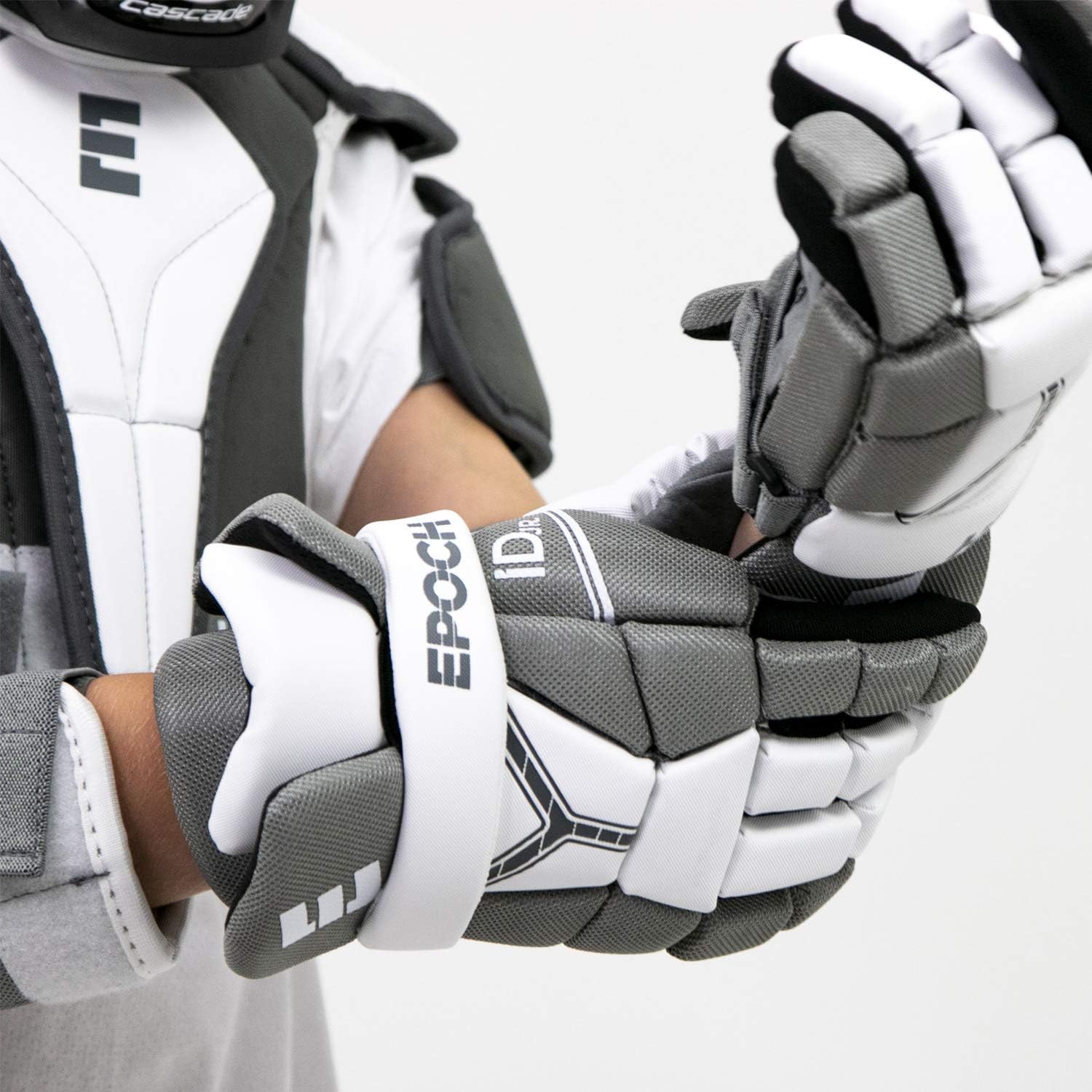Epoch iD Jr. Youth Lacrosse Player Gloves with Dual Density Foam : Sports & Outdoors