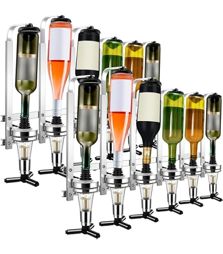 Amazon.com: Barbarian Liquor Dispenser For Home Bar 3/4/6 Bottle