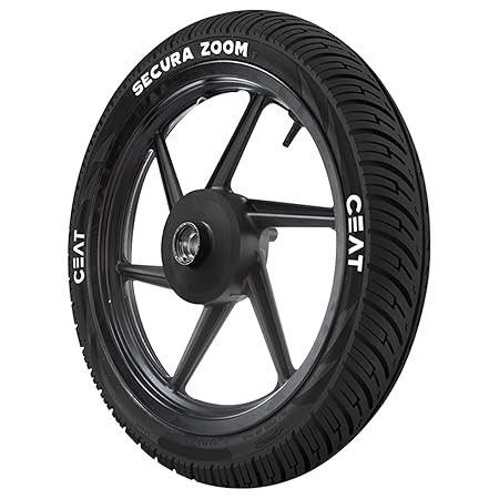 Ceat Secura Zoom 2.75-17 41P Tube-Type Bike Tyre, Front (Home Delivery)