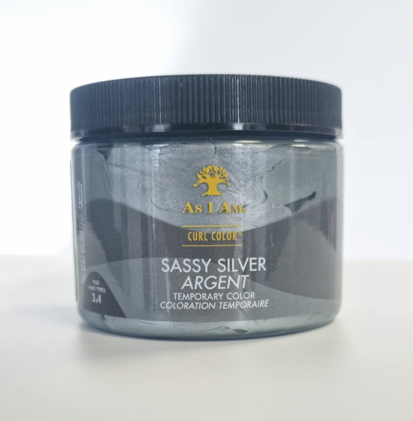 As I Am Curl Color Sassy Silver- Temporary Colour & Curling Gel 6oz