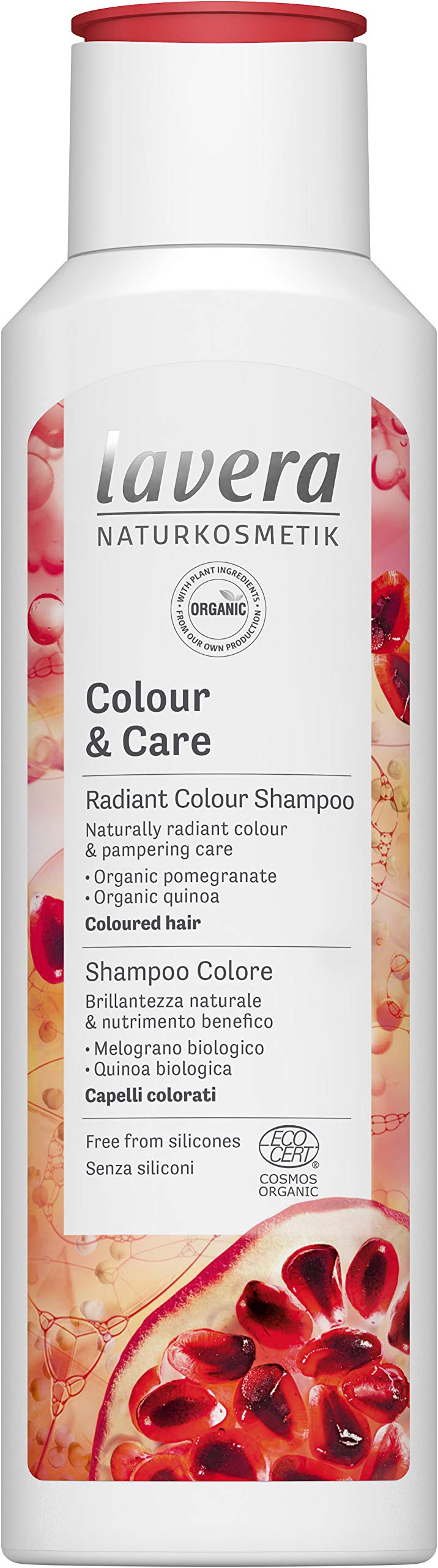 lavera Shampoo Colour and Care • Radiant Colour Shampoo • Hair Care • Natural Cosmetics • Vegan • Certified • 250ml