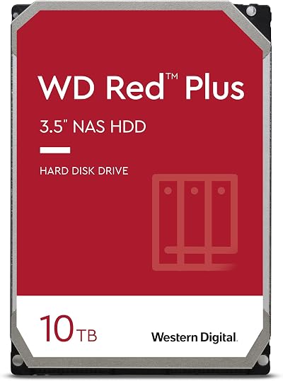 Western Digital Red 10TB 3.5 inch NAS Internal Hard Drive WD101EFAX 5400 RPM