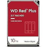 Western Digital 10TB WD Red Plus NAS Internal Hard Drive HDD - 7200 RPM, SATA 6 Gb/s, CMR, 256 MB Cache, 3.5" - WD101EFBX