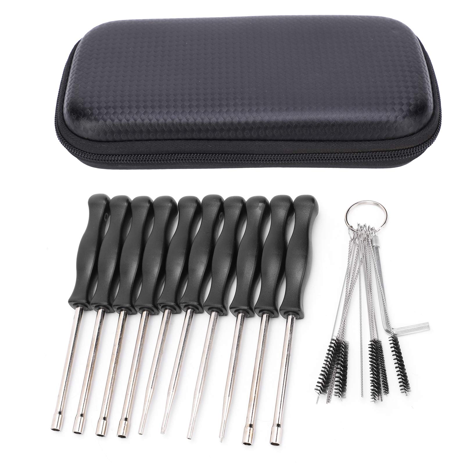 YWBL-WH Carburetor Adjustment Tool, Small Engine Carb Tune up Adjusting Tool Carburetor Adjuster Tool, 10Pcs Carburetor Screwdriver Kit, Stainless Steel Adjusting Hand Tool