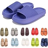 rosyclo Cloud Slippers for Women and Men Massage Thick Sole Non-Slip Shower Slippers Bathroom Super Soft Comfy House Cloud Slide Slippers for Indoor and Outdoor
