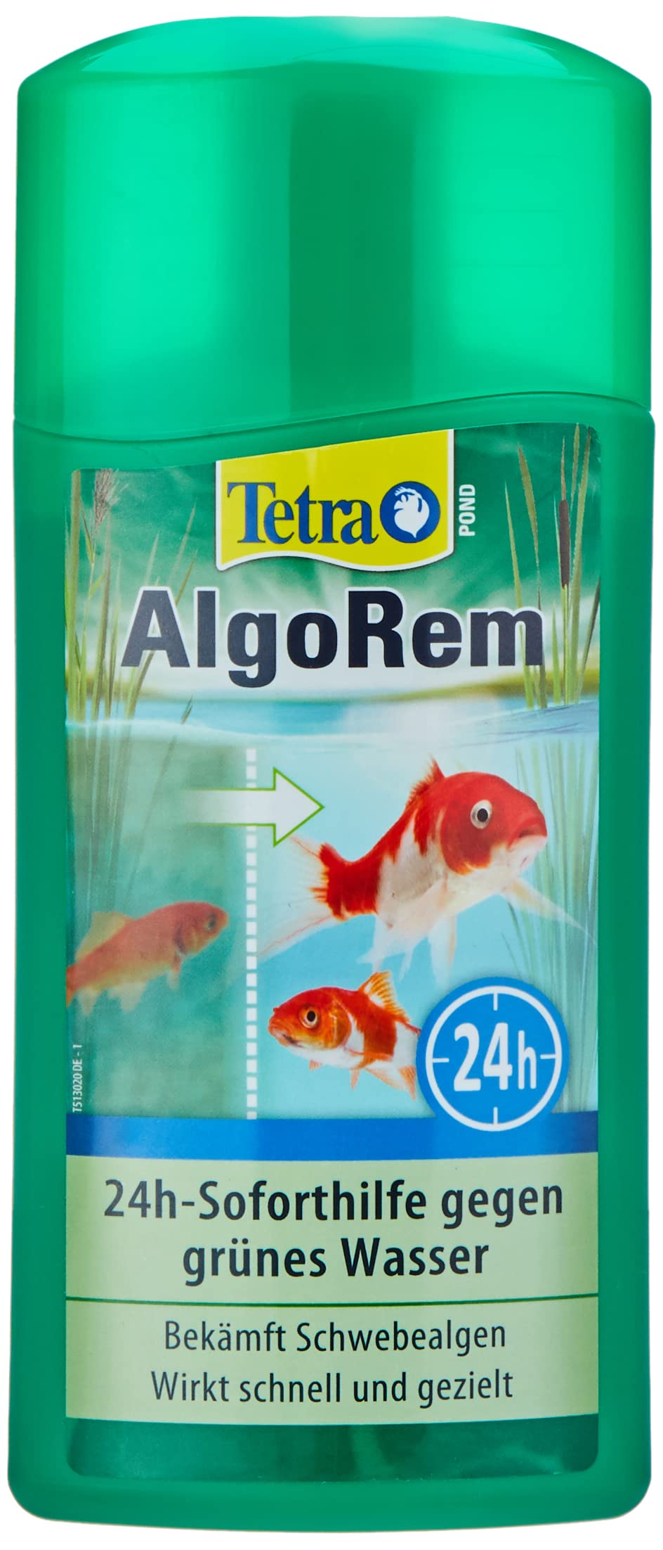 Tetra Pond AlgoRem (24-hour emergency aid against green water in the garden pond), 1 liter bottle