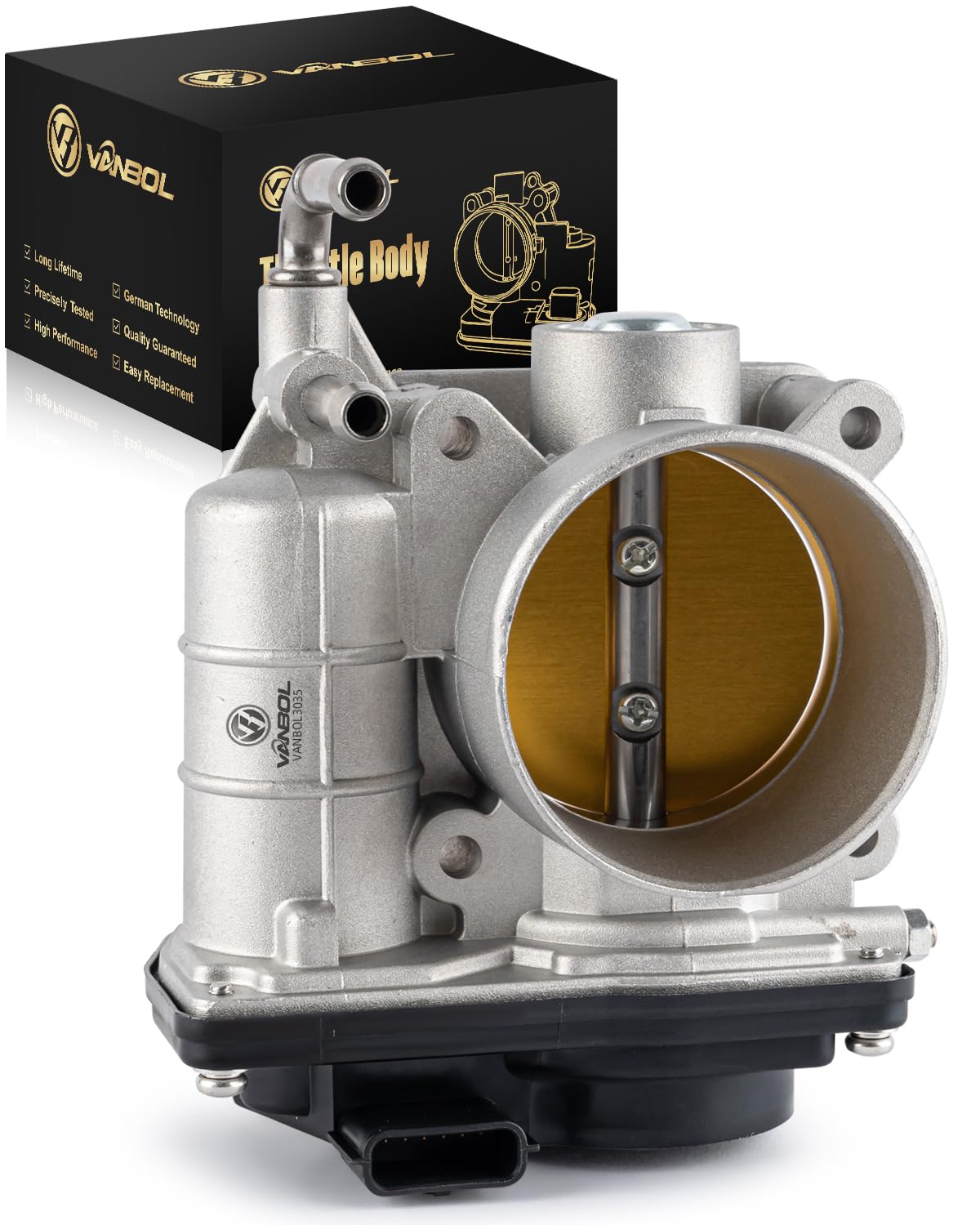 Photo 1 of VANBOL Electronic Throttle Body Compatible with 2007-2012 Nissan Altima 2008-2013 Rogue 2007-2012 Sentra L4 2.5L Replace 16119JA00A 16119JK20A TB1043