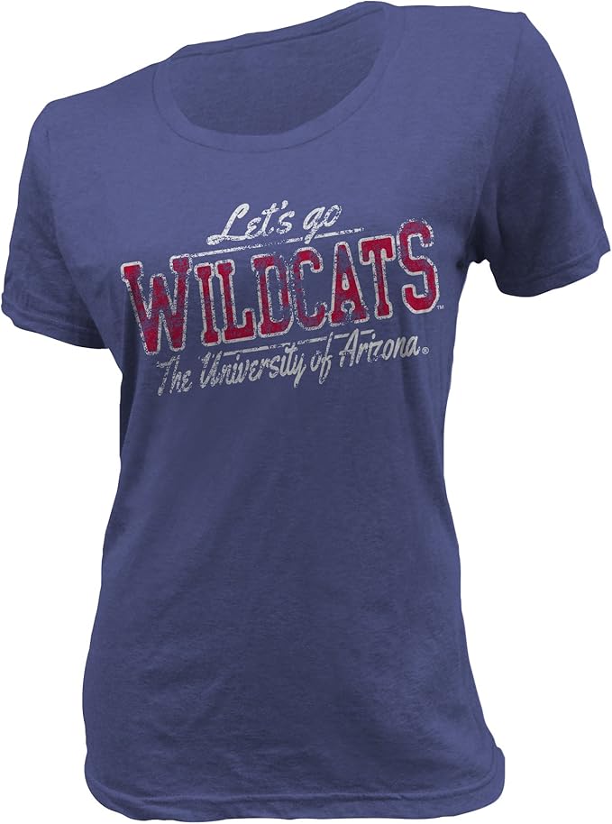 NCAA University of Arizona Women's TriBlend Scoop Tee