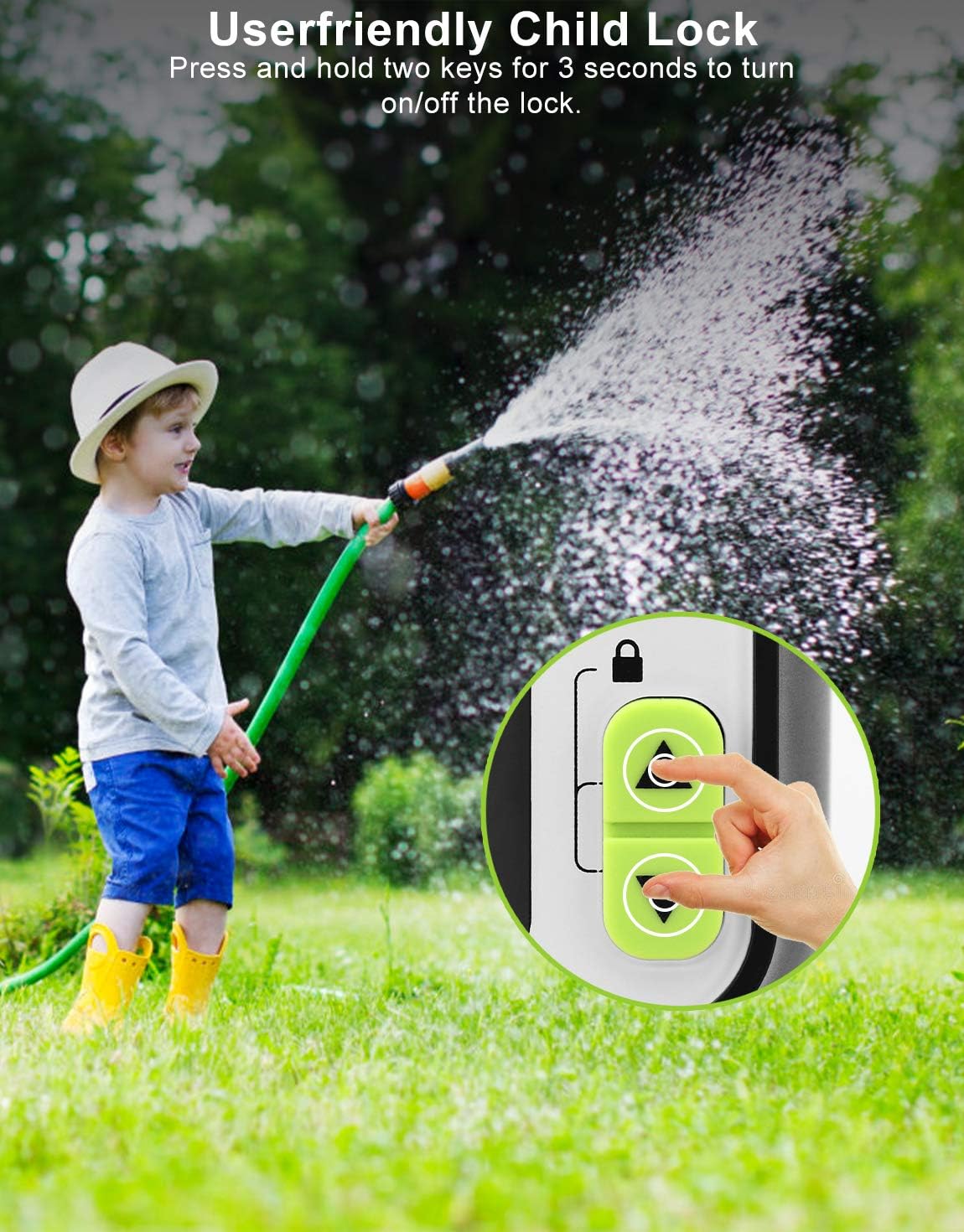 TREKOO Watering Timer Programmable Digital Hose Timer Faucet Timers Irrigation Tool for Garden Lawn Sprinklers: Home & Kitchen