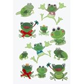 Stickabilities 3D Frogs Stickers for Journaling, Scrapbooking, Cardmaking, Arts &amp; Crafts - 11 Pieces