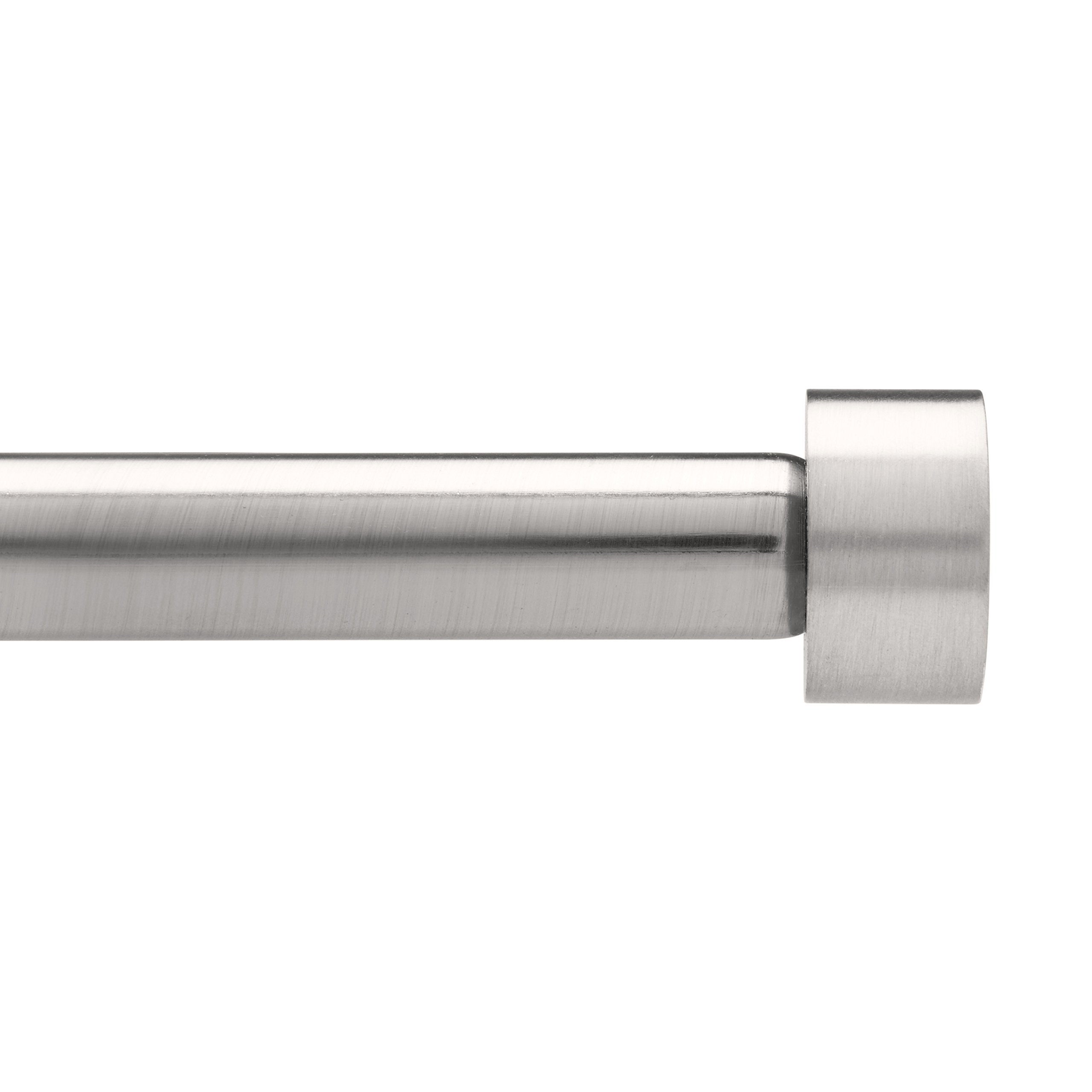 Umbra 244997-411 Cappa Single Curtain Rod, Nickel, 183-366cm