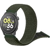 Amzpas Nylon Bands Compatible with COROS PACE 4 / PACE 3 / Pro/APEX 2 Pro/APEX Pro/APEX 46mm Men Women, 22mm Soft Sport Replacement Strap for Coros Pace 4/3 Watch