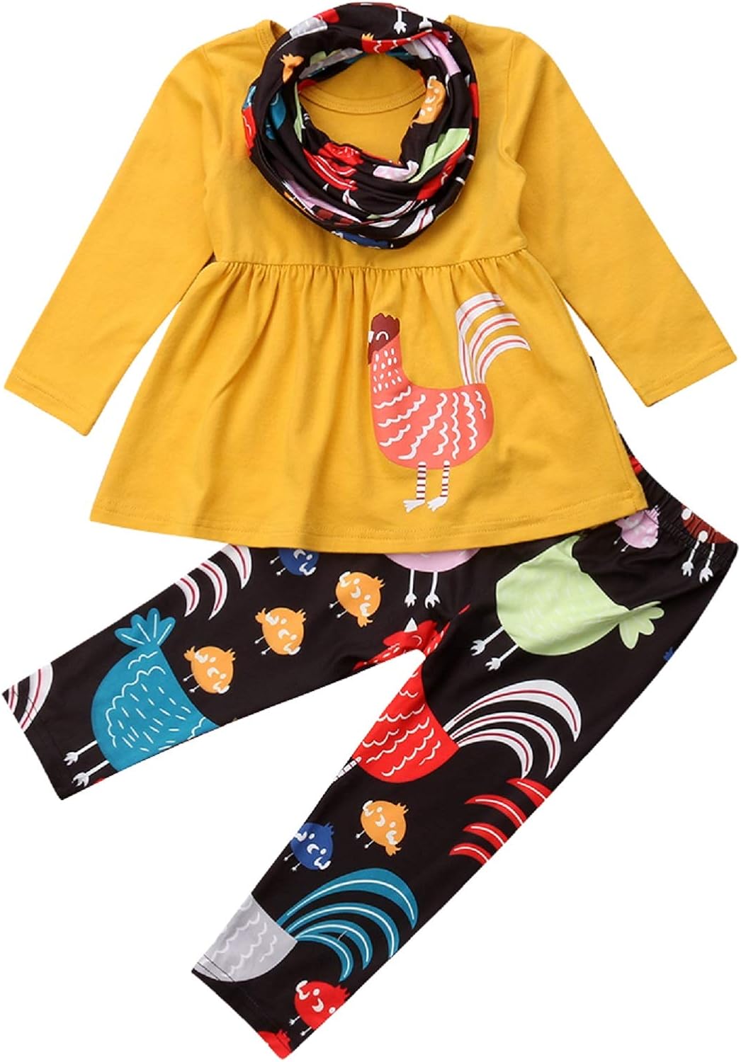 Amazon.com: yuhappy Kid Baby Girls Thanksgiving Outfit ...